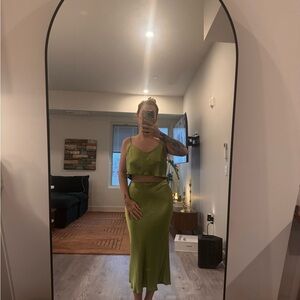 Reformation - Green Two-Piece Set - Size 8